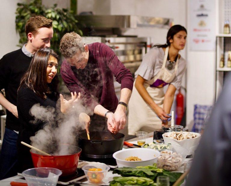 Migrateful cookery class