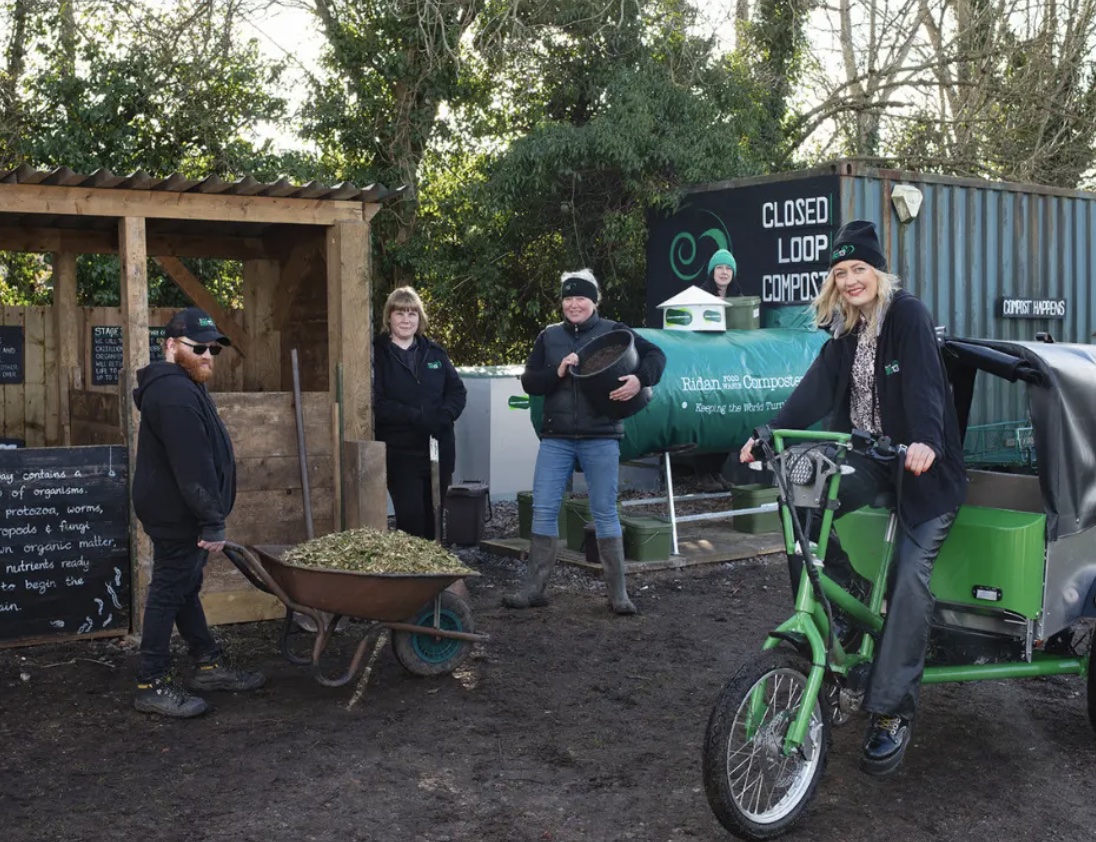 Heart of BS13 closed-loop compost 