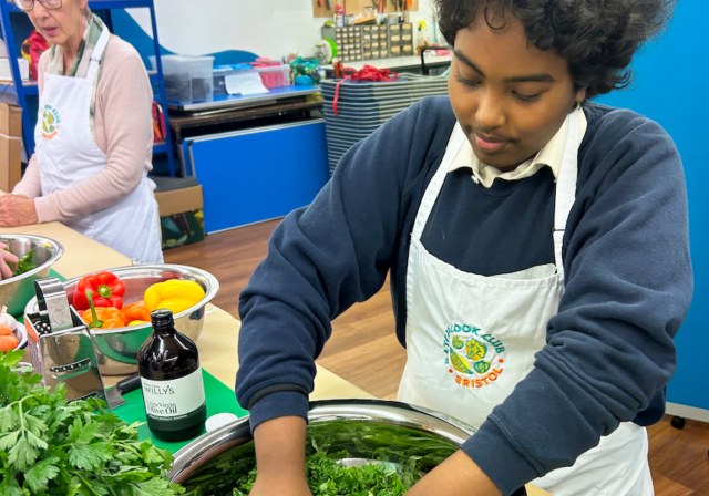 Cooking at Batch Cook Club in Bedminster