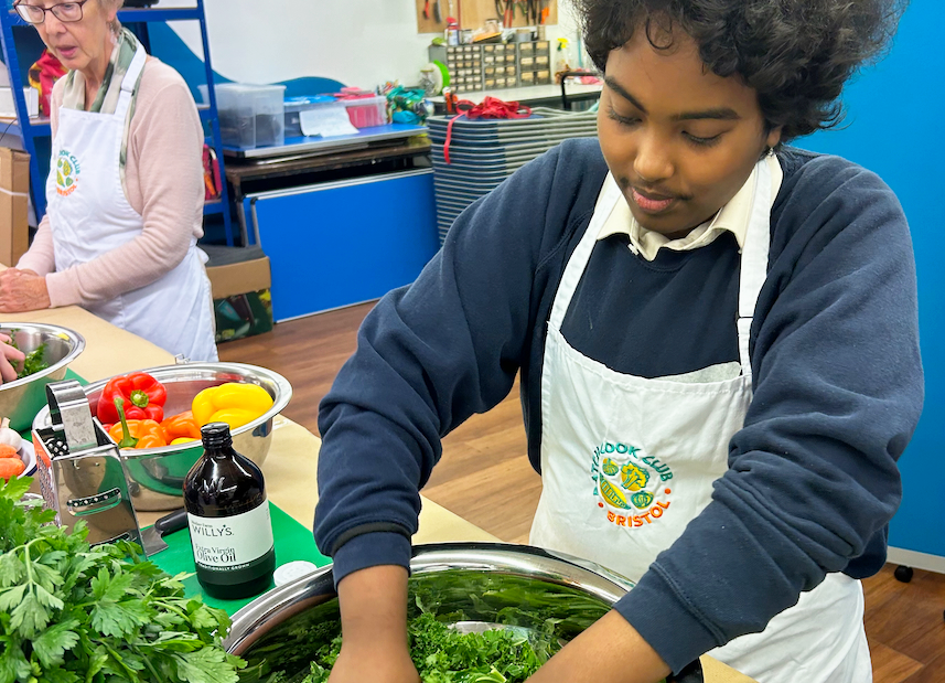 Cooking at Batch Cook Club in Bedminster
